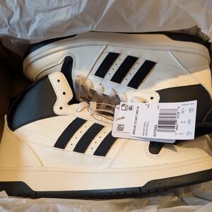 Adidas Women's Black and White Sneakers